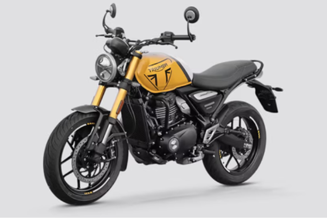 Triumph Speed 400 bike for self drive rental