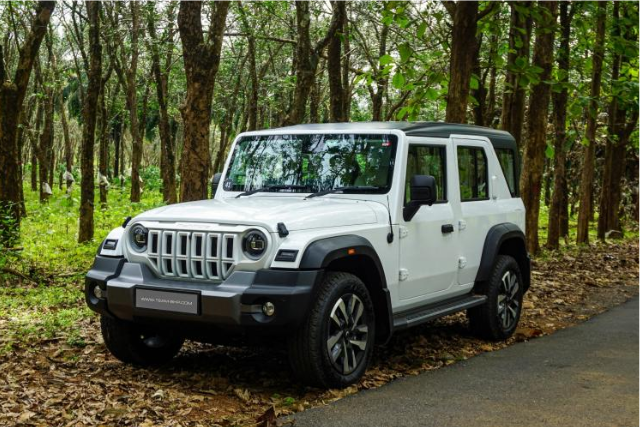 Mahindra Thar ROXX diesel manual SUV rental in Tirupati