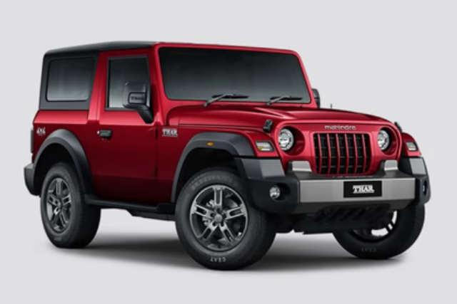 Mahindra Thar diesel manual self drive SUV rental